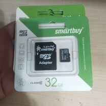 Карта памяти microsd 32гб smartbuy