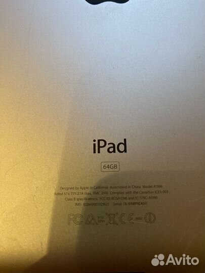 iPad 2 64GB ios 6