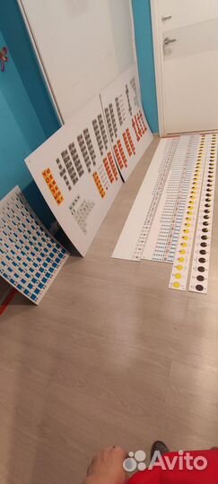 Числовая и минутная лента. По методике Н. Зайцева