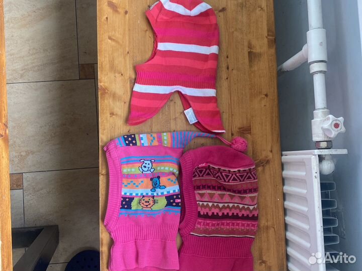 Шапки шлемы maximo и reima для девочки