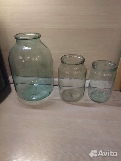 Стеклянные банки бу