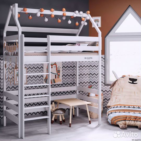 Детская кровать чердак