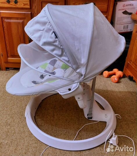 Детские электрокачели шезлонг для новорожденных
