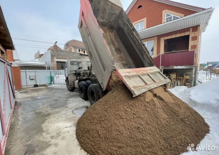 Песок карьерный. Песок для стяжки