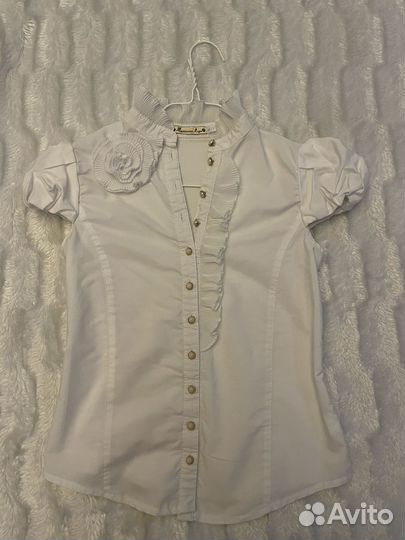 Школьная блузка маленькая леди 146