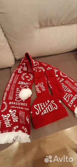 Зимний комплект новый шапка,шарф,варежки