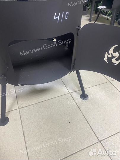 Печь под казан 16л с трубой