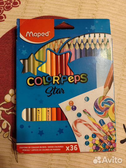 Карандаши Maped 12 18 24 36 цветов