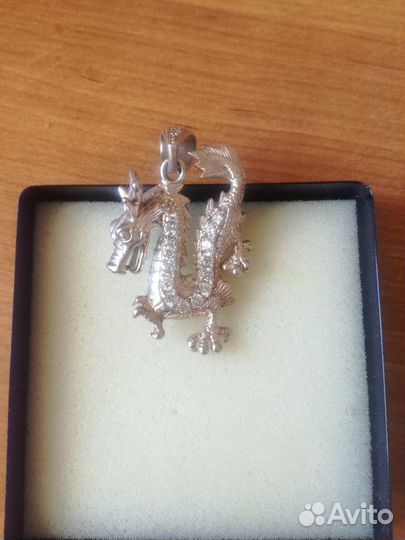 Обменяю Подвеска 925 Дракон с 17 камнями