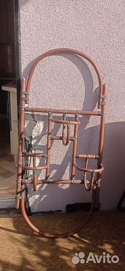 Кашпо для цветов из ротанга