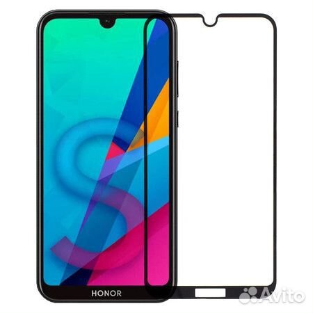Защитное стекло для Honor 8S (KSA-LX9) П/П черное