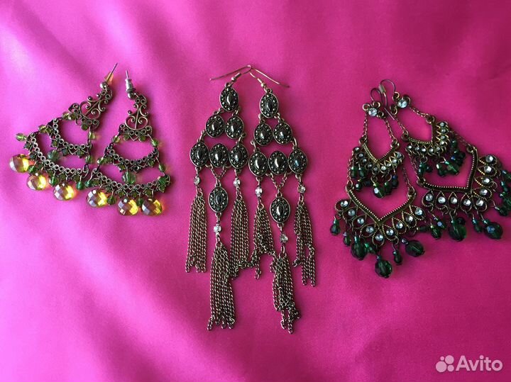 Италия Испания Серьги Подвесы в Этно стиле