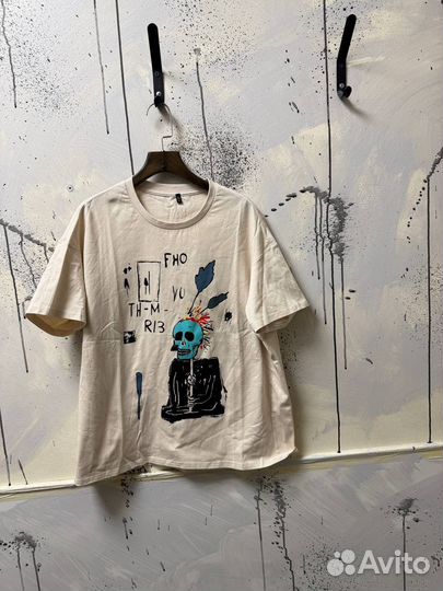 Футболка R-13 Rare Beige Skeleton Over Оригинал