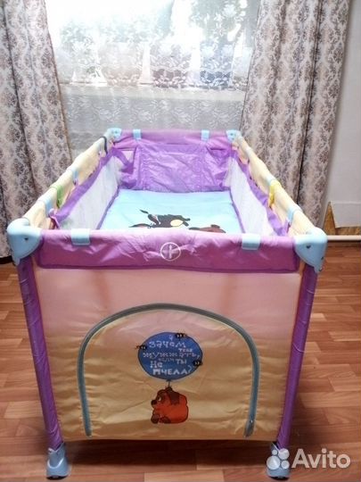 Детская кровать манеж