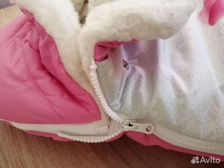 Конверт для новорожденного теплый