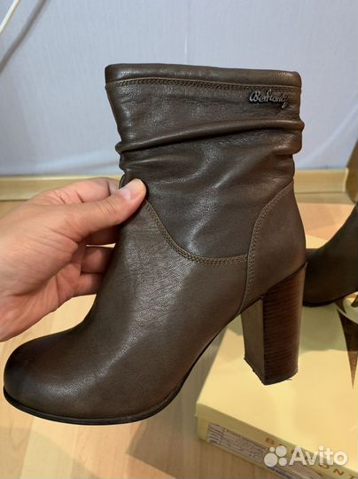 Ботильоны женские Berkonty 37 размер нат кожа