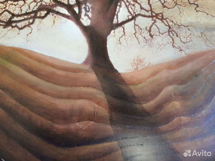 Картина панно из дерева