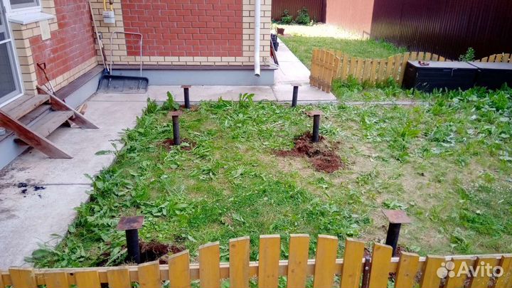 Монтаж винтовых свай