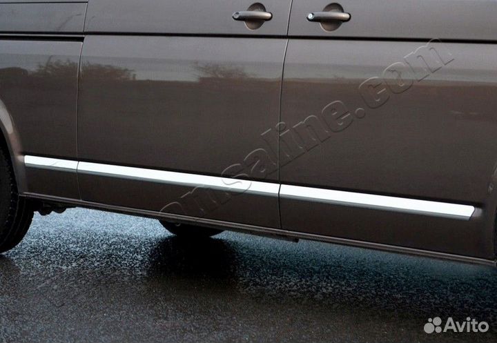 Молдинги дверей длинная база Volkswagen T5/T6