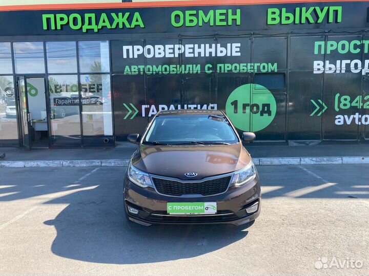 Kia Rio 1.6 МТ, 2015, 135 000 км