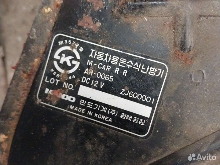 Задняя печка Hyundai Galloper