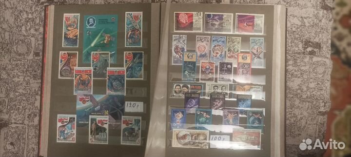 Почтовые марки космос