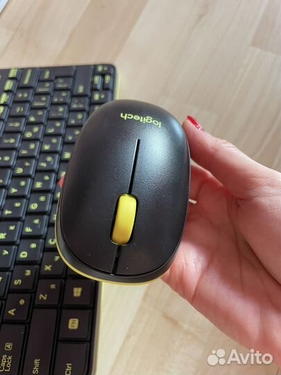 Клавиатура беспроводная Logitech MK240 Nano Black
