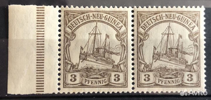 Немецкие Колонии 1918 г. новая гвинея №24 Wz 1 MNH