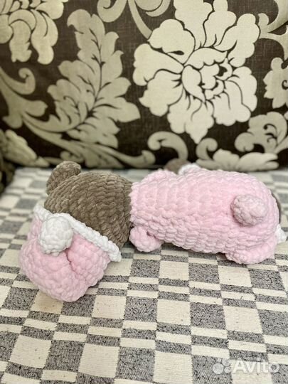 Игрушка Мишка вязаный - 3 шт