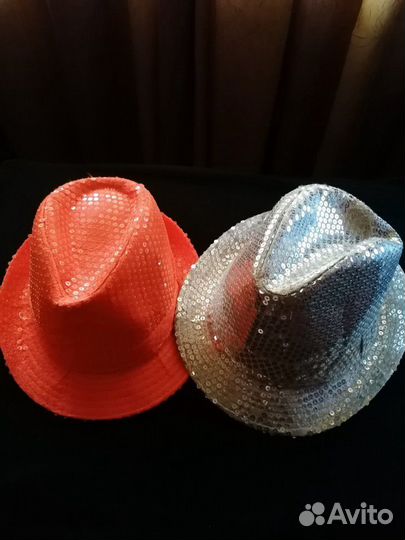 Шляпа Ш. О. У. с пайетками, блеск