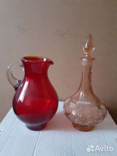 Графины кувшины винтаж