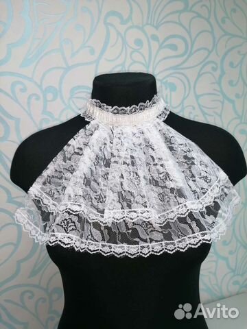 Воротник съемный белый