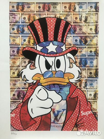 Картина со скрудж макдаком