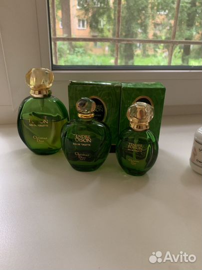 Духи винтаж. Наборы Маст Картье. Пуазон Тендр