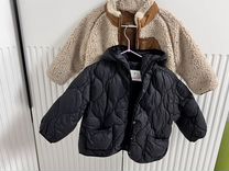 Куртка и кофта тедди zara для девочки 80-86