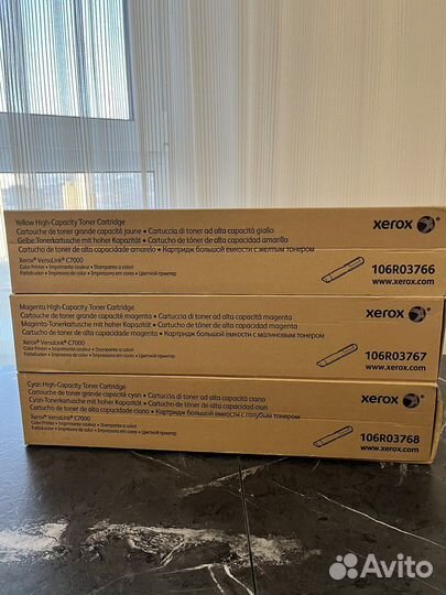 Картриджи xerox Versalink C7000