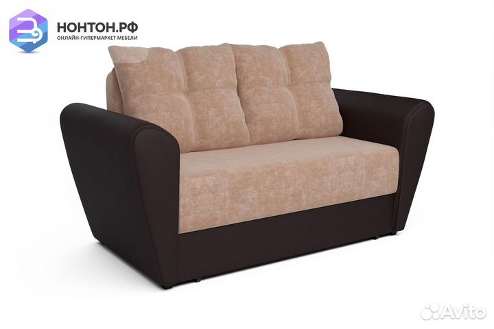 Диван выкатной Квартет микровелюр бежевый