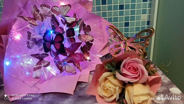 Букет из бабочек
