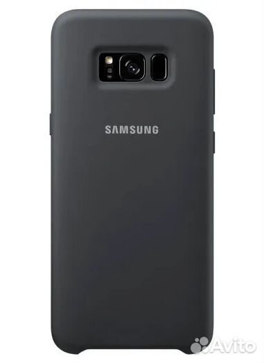 Оригинал Чехол Silicone Cover на Samsung S8+ Black