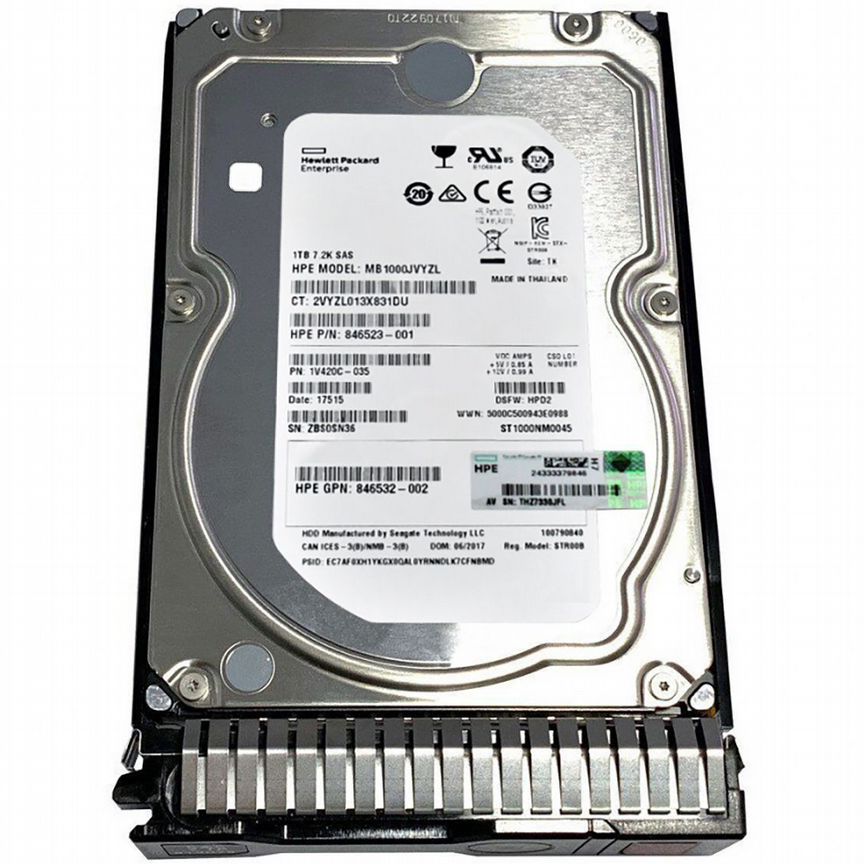[846612-001] Жесткий Диск Hp 1tb 7200 Sas 3,5" Hdd 846612-001