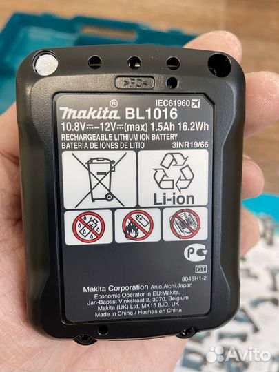 Шуруповерт makita 12v