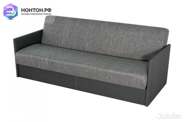 Диван книжка Ручеек-Ламино Софт серый