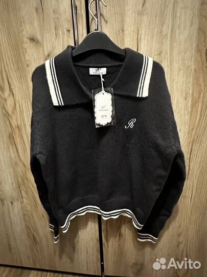 Поло и юбка (костюм трикотажный ) шерстяной