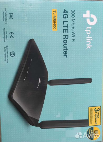 300 Mbps Wi-Fi 4G LTE Роутер Tp-link TL-MR6400