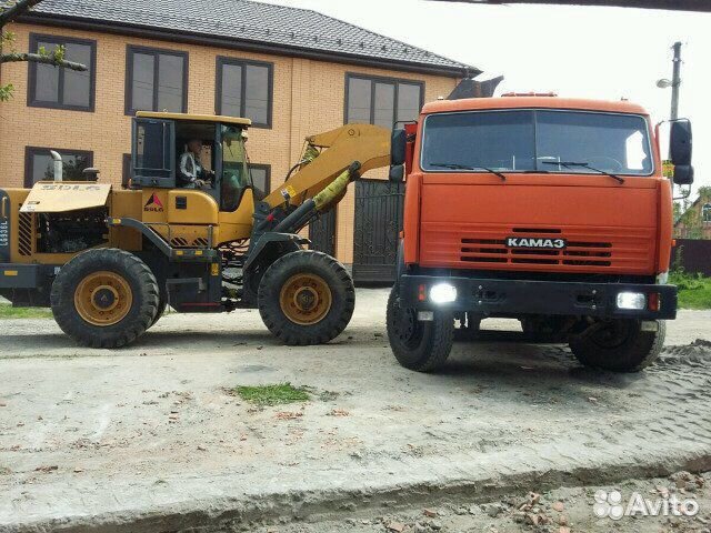 Камазы и погрузчик все виды услуг(цена договорная)