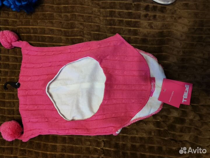 Шапка шлем для девочки новая