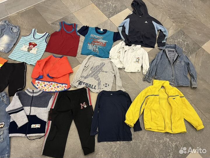 Детские вещи пакетом для мальчика 3-5 лет