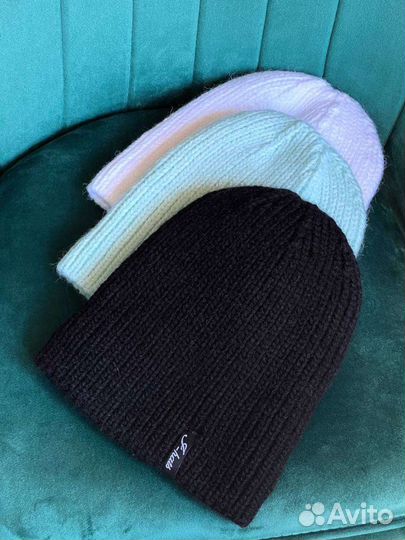 Шапка со снудом с шарфом зимняя тёплая вязаная