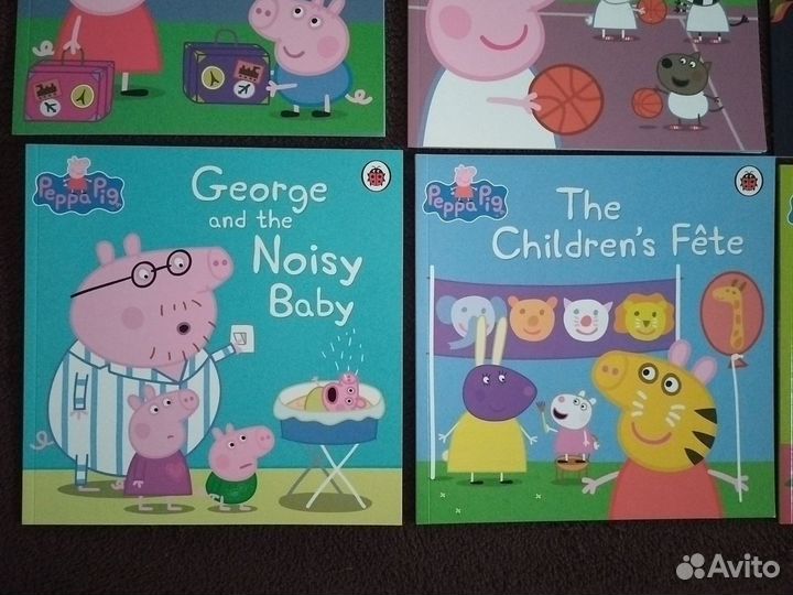 Peppa Pig, комплект 10 книг на английском