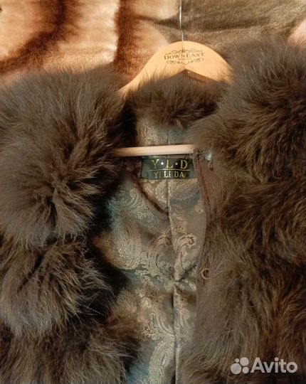 Шуба из песца